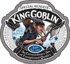 Wychwood Brewery S King Goblin Special Reserve Ale Is Hand Crafted From Roasted Chocolate And Crystal Malts With A Timely Infus Bier Werbung Bierdeckel Bier