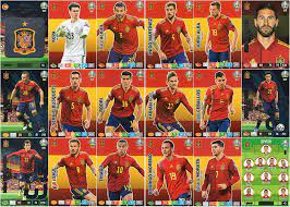 Spacchettamento epico box adrenalyn uefa euro 2020. Panini Adrenalyn Xl Uefa Euro 2020 Full Eighteen 18 Map Spain Team Set Euros Amazon De Spielzeug