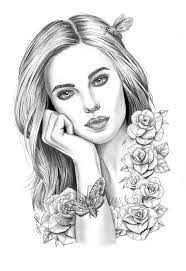 Whitepages is a residential phone book you can use to look up individuals. Www Charlottecelius Com Pencil Drawing Portrait Flowers People Coloring Pages Designs Coloring Books Grayscale Coloring