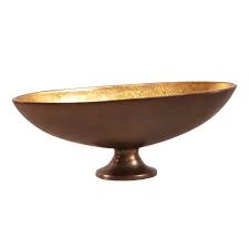 Elizabeth Austin Oblong Bowl With Gold Luster Inside Decorative Bowls Decorative Plates And Bowls Bowl