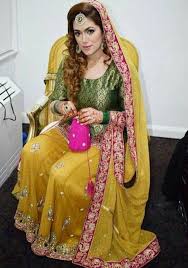 Pin By Princess Sona On For Mehndi Mayoon Function Pakistani Mehndi Dress Bridal Dresses Dresses