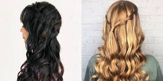 This waterfall braid tutorial is perfect for beginners and to on yourself. How To Create A Waterfall Braid For Beginners Easy Braided Hairstyles