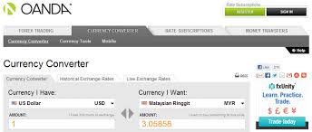 Oanda Foreign Exchange Rate Currency Exchange Rates