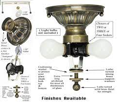 Our new rustic lighting category includes several recent additions such as hanging swags, ceiling light fixtures and rustic pendants. Vintage Hardware Lighting 222 Series Close Ceiling Light Mounting Kit 222 2l Pb