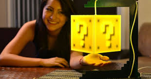 Question Block Lamps This Or That Questions Geek Stuff Lamp