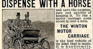 Sentence Spacing: The First Car Advertisement?
