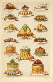 Gathering Dust Victorian Recipes Food Illustrations Food Print