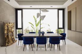Having a good dining table and chair set up can really make space feel welcoming and complete. China Modern Apartment Residence Dining Room Salon Large Trendy Wooden Table And 8 Chairs In Navy Blue Fabric With Partition Sideboard China Large Wooden Table And Chair Salon Table And Chair