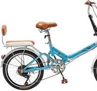 TYXTYX 20" Bicicletta Pieghevole Telaio in Fibra di Carbonio a Scatto Fisso Bicicletta Fissa Scatto Singolo Bicicletta Pieghevole in Città Mini ...
