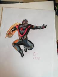 Grab some pencils and paper, because it's time for another how to draw lesson! Tried To Draw Miles Morales Spider Man Suit What Do You Think 9gag