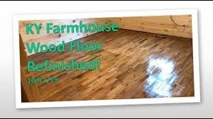 Varathane renewal floor finishing kit sandless floor refinishing description: Ky Farmhouse Wood Floors Refinished By Sandless Method Youtube