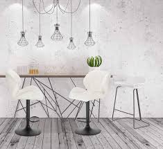 Made of veneers, wood, engineered wood and metal. 2er Set Barstuhl Aus Samt Metall Modell Kaya Woltu Eu