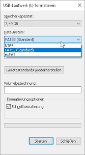 Fat32 is an older file system that's not as efficient as ntfs and doesn't support as big a feature set, but does offer greater compatibility with other operating systems. Fat32 Oder Ntfs Wie Soll Man Formatieren