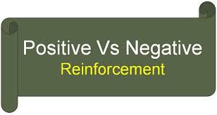 difference between positive and negative reinforcement with