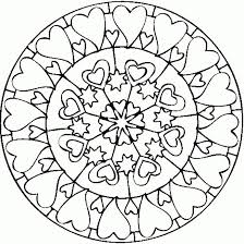 Heart Mandala Printable Coloring Page Free Letscolorit Com Mandala Disegni Da Colorare Bambini Da Colorare