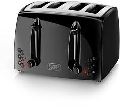Black Decker Tr1410bd Grille Pain A 4 Tranches Extra Large Noir Noir Amazon Ca Maison Et Cuisine
