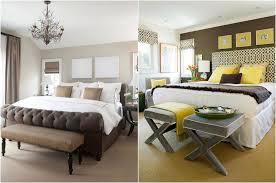 Chambre Couleur Taupe Associee Tons Naturels Accents Audacieux Jaune Vif Deco Interieure Decor Chambre Couple Chambre Couleur Taupe