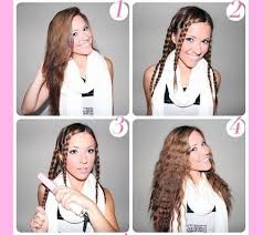 Put Your Hair In Braids And Slide A Straightener Down Each One To Create A Crimped Style Hair Styles Crimped Hair Crimped Hair Tutorial