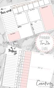 Printable To Do Lists That Work Planner Printables Free Daily Planner Printables Free Weekly Planner Free