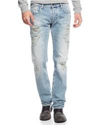 Check out our armani jeans men selection for the very best in unique or custom, handmade pieces from our jeans shops. Men S Light Blue Ripped Jeans By Armani Jeans Lookastic