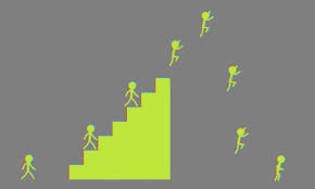 Optical illusions can be so amazing! This Mind Bending Illusion Makes It Look Like Characters Are Leaping Off The Stairs Moss And Fog