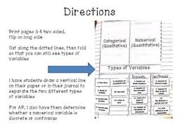 Categorical Vs Numerical Sorting Cards 4th Grade Math Coordinate Plane