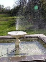 Make sure to clear all the lines by running the water through the lines. How To Keep Water Clean In Outdoor Fountains Ehow Fountains Outdoor Diy Water Feature Diy Water Fountain