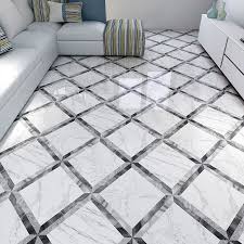 Where does the marble in marble floors come from? Modern Black Golden Marble Floor Tiles Wallpaper Living Room Dining Room Hotel 3d Flooring Mural Pvc Self Adhesive Floor Sticker Buy At The Price Of 13 76 In Aliexpress Com Imall Com
