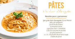 Recette Des Pates A L Araignee Corse Maree Recette Pate Recette Langouste Recette