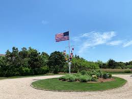 These provide an easy path to the flagpole to raise or take. Island Flagpoles Nantucket Online