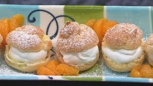 Profiteroles With Grand Marnier Whipped Cream Let S Dish Recipe Profiteroles Food Recipes With Whipping Cream