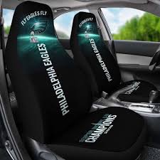 Philadelphia Eagles Car Seat Covers 2pcs Midnight Green Black Super Bowl Champs Philadelphia Eagles Car Seats Philadelphia Eagles Super Bowl