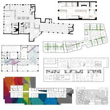 The low back free form sectional helps to prevent the room from being to cold and stifling. 10 Office Floor Plans Divided Up In Interesting Ways