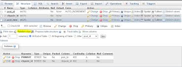 Setting Up Foreign Keys In Phpmyadmin Stack Overflow