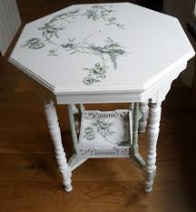 Painted Side Table Ideas Decoupage Furniture Decoupage Table Furniture Makeover