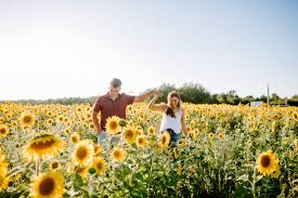 Maybe you would like to learn more about one of these? Ethan Hannah Sunflower Field Engagement Love Lichens