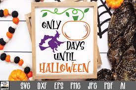 Freesvg.org offers free vector images in svg format with creative commons 0 license (public domain). Days Until Halloween Countdown Graphic By Oldmarketdesigns Creative Fabrica
