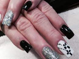 Honor those who have passed with thoughtful funeral flower arrangements to let them as always, if you are unsure about what funeral flowers to deliver to express your sympathies, please contact our specialty sympathy advisors toll. Funeral Nails By Paintnmynails From Nail Art Gallery Silver Nail Art Orange Acrylic Nails Blue Acrylic Nails