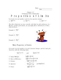 This Lesson Plan Outline Considers Limits And An Analytical Approach To Solving Them This Includes But Is Not Limit Lesson Plan Outline Solving Teaching Math