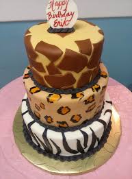 I am going to make a pink cake with leopard print ribbon n bow and had no idea how to make it. Animal Print Birthday Cake By Karencakes Cakesdecor
