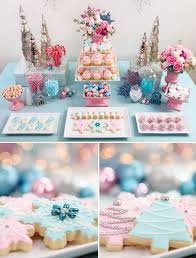 A Vintage Pastel Christmas Dessert Table Hostess With The Mostess Christmas Dessert Table Pastel Desserts Party Dessert Table