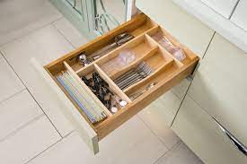 Davenport square inset design style: Drawer Storage Solutions Wellborn Cabinets Utensil Drawer Storage Drawers