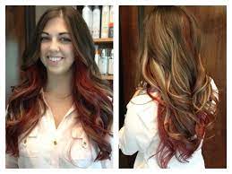 4 Styles For Brown Hair With Blonde And Red Highlights Hair Haircuts Color Hair Brunette Hair Color Brown Blonde Hair
