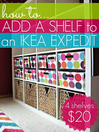How To Add A Shelf To An Ikea Expedit Raumschiff Diy Projekte Ikea