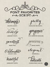 Font Favorites Script Elegance Enchantment Lettering Fonts Tattoo Lettering Typography Fonts