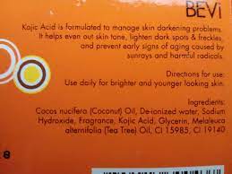 After all, it's the one responsible for skin whitening. Lets Try Things Out Kojic Acid Soap Bevi Review