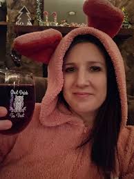 Finally getting to settle down in my pink nightmares and watch the best  movie ever! Cheers!