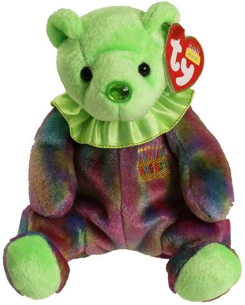 August (birthday set 2) — Ty Beanie Baby bear