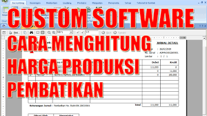 Pada pembahasan kali ini kami akan menyampaikan beberapa informasi lengkap mengenai cara menghitung bunga deposito paling mudah. Custom Software Cara Menghitung Harga Produksi Pembatikan Asligratis Com