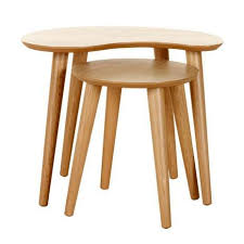 Perfect for guests and parties, an oak nest of tables is a practical yet elegant addition to any living room. Pin By Sean Wright On Living Room Coffee Table With Shelf Living Furniture Oak Coffee Table
